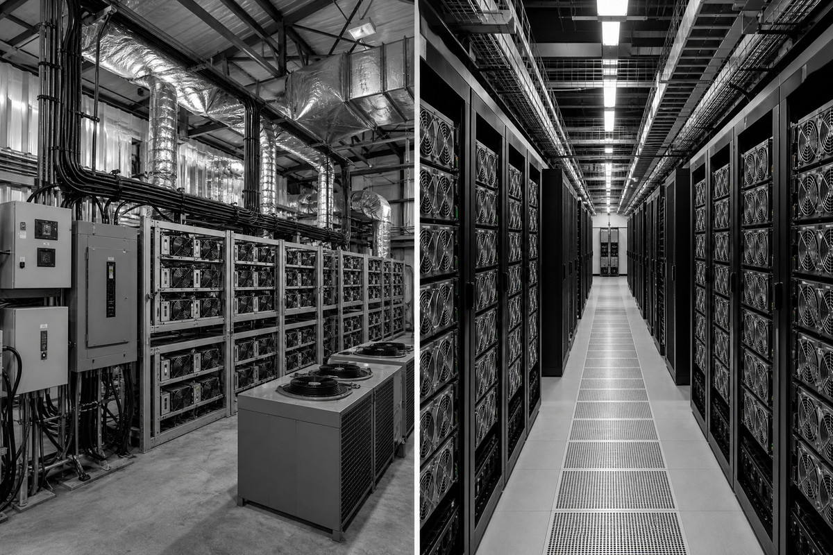 Сравнение инфраструктуры ASIC-площадки и промышленного дата-центра