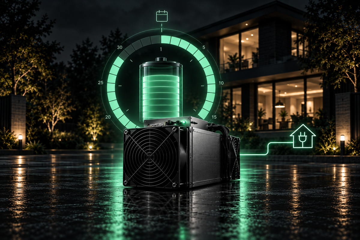 ASIC-майнер и изменение энергопотребления в зависимости от времени работы