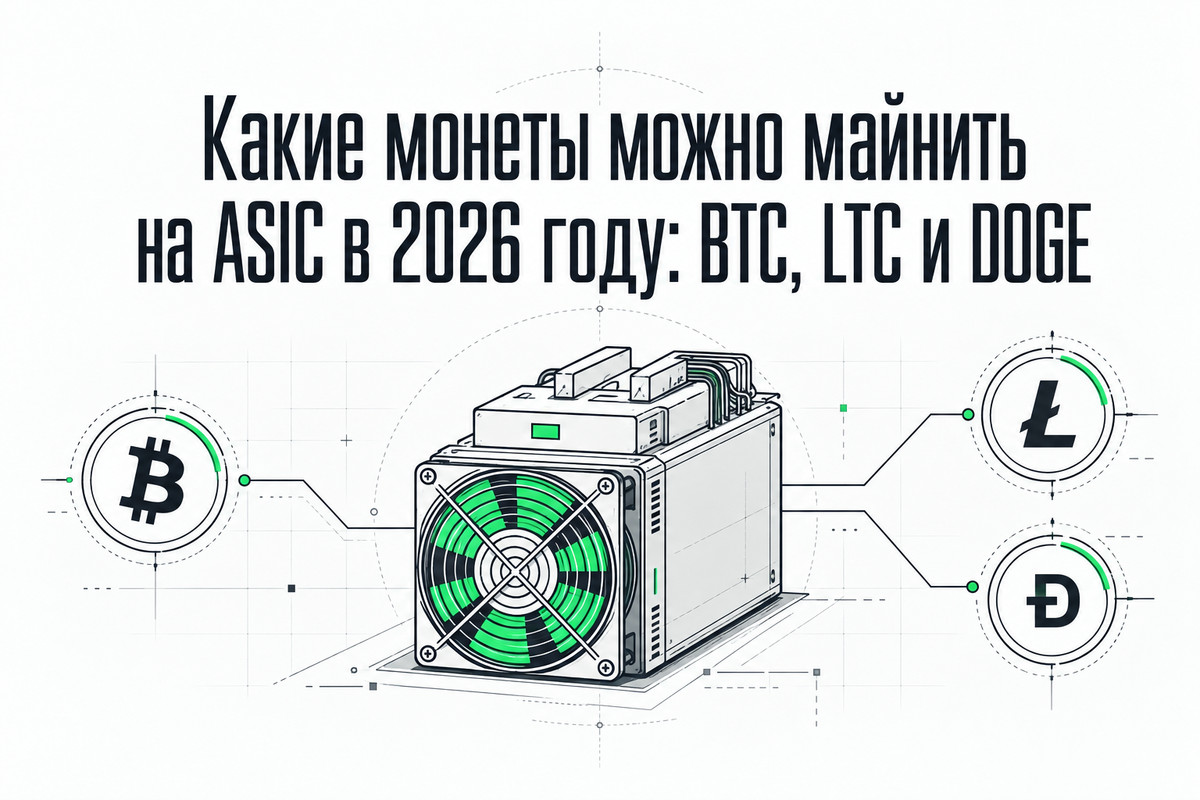 Какие монеты можно майнить на ASIC: BTC или LTC+DOGE и как выбрать пул