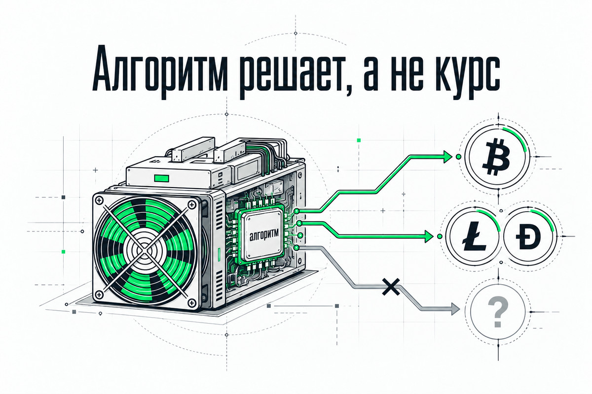 Какие монеты можно майнить на ASIC: доступные сети определяет алгоритм чипа, а не курс
